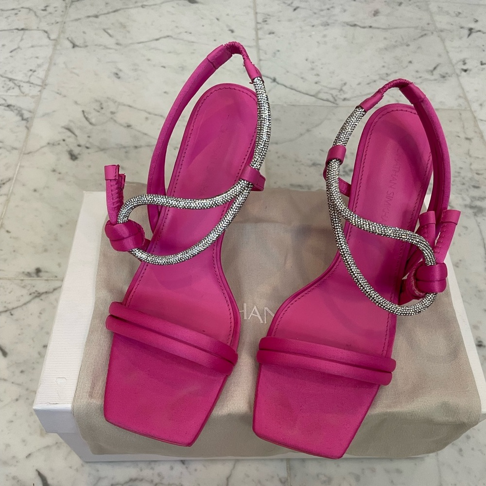 Jonathan Simkhai Cassie Crystal Strappy Sandal